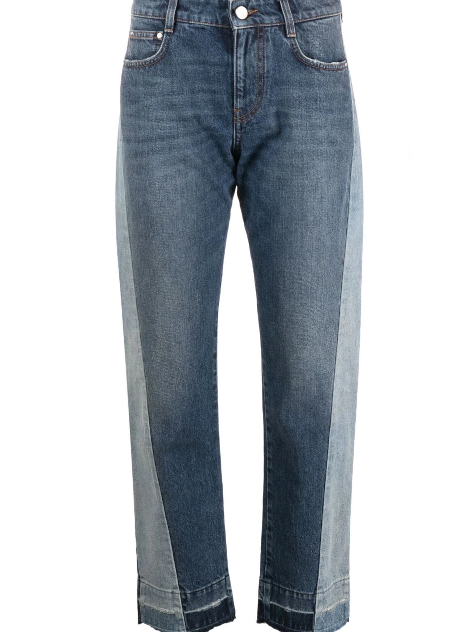 Affordable straight-leg colour-block Stella jeans Women McCartney 0331